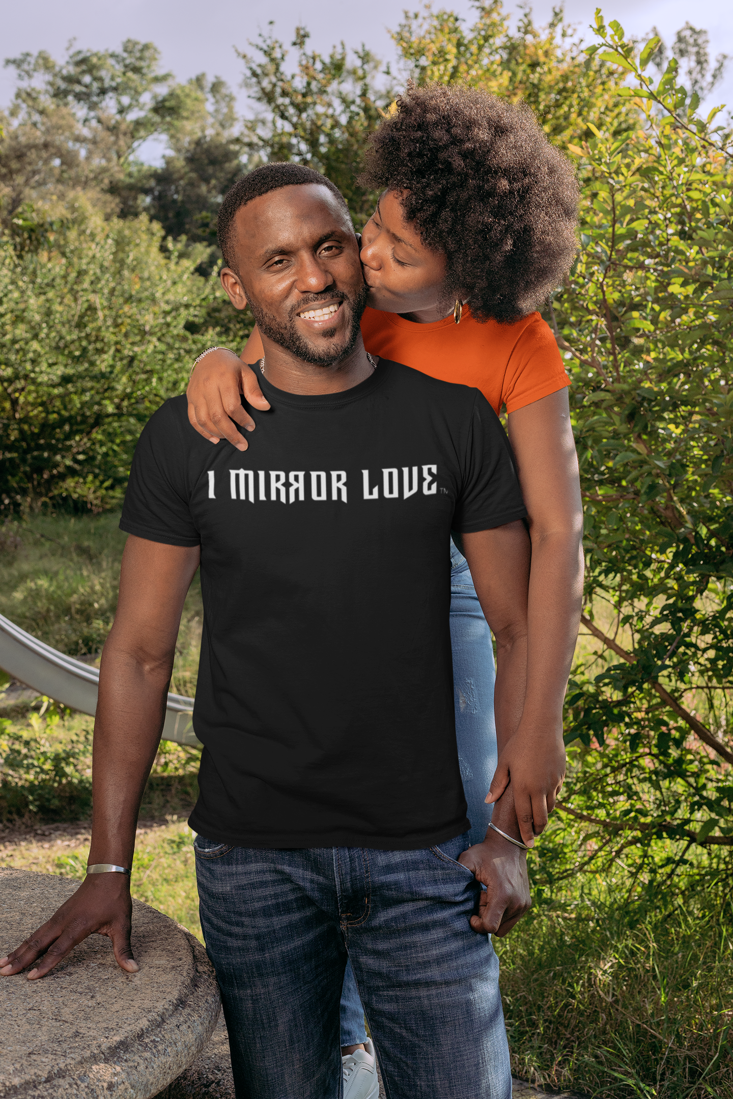 Love | I Mirror Love™ Black T-Shirt