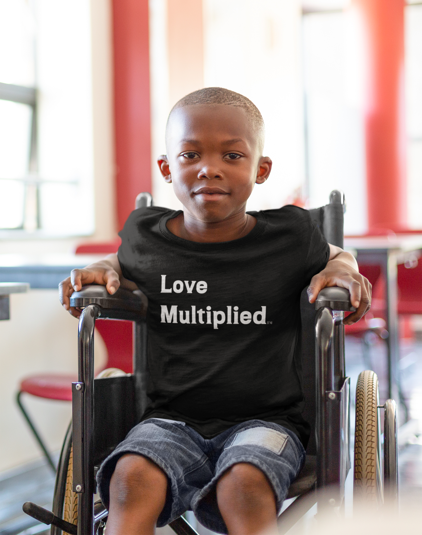 Love | Love Multiplied™ Kids Black T-Shirt